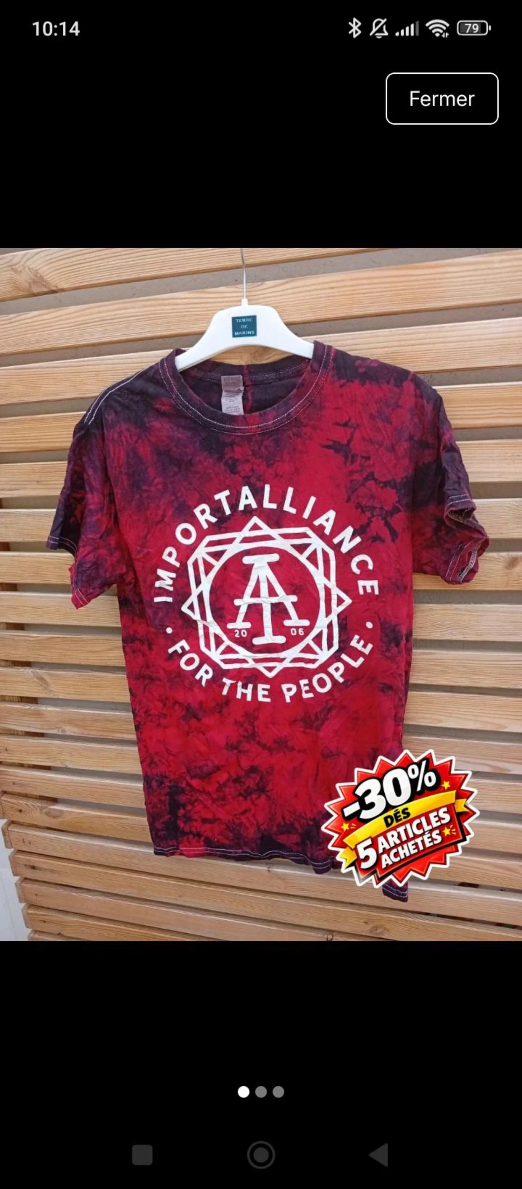 T-shirt tie and die 